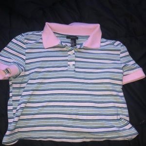 Forever 21 Striped Crop top,  Multicolored